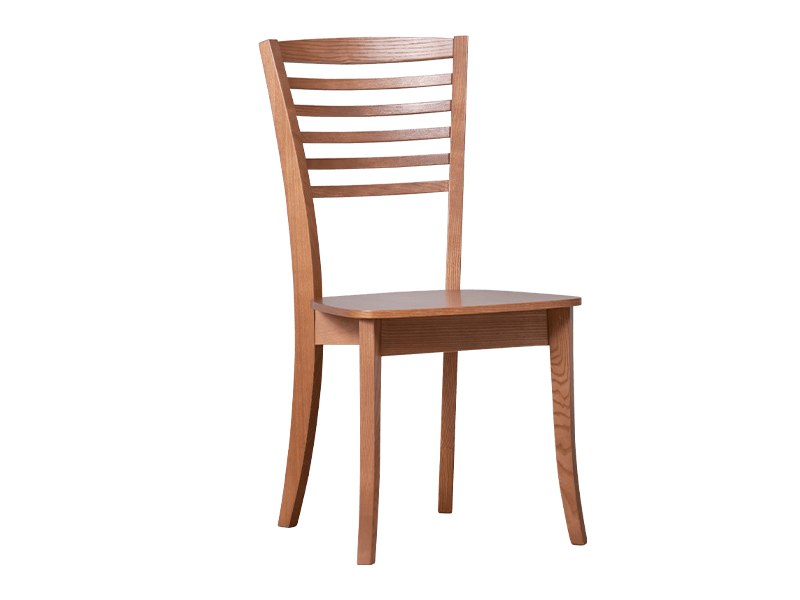 實木餐椅-胡桃色